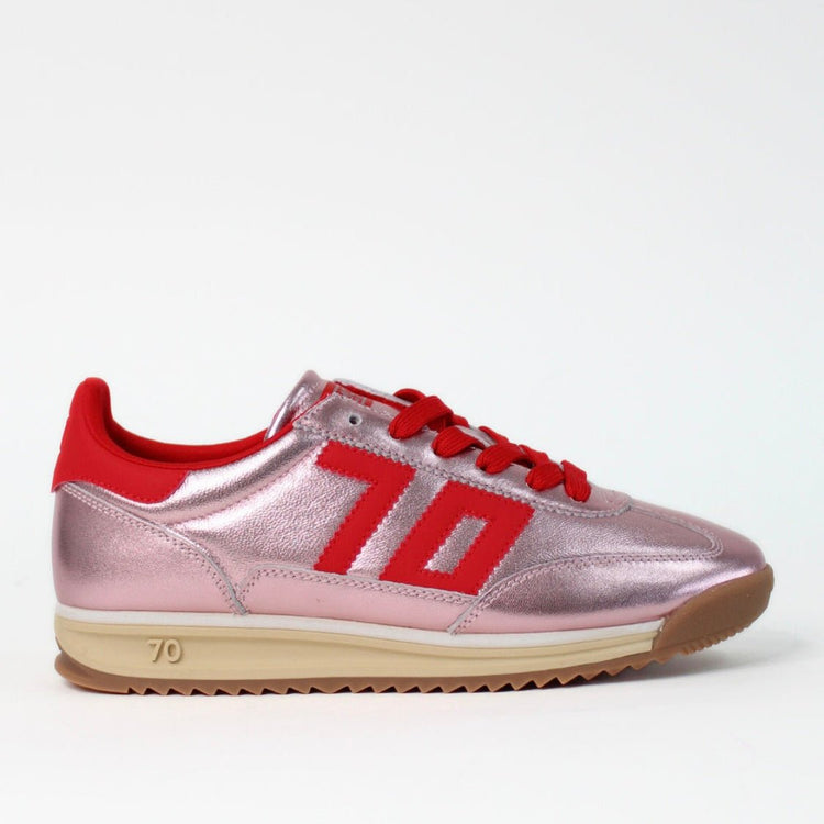 Jogger | Pink Metallic - Red | Back 70 | Trainers | Jenny Shoo Bootique