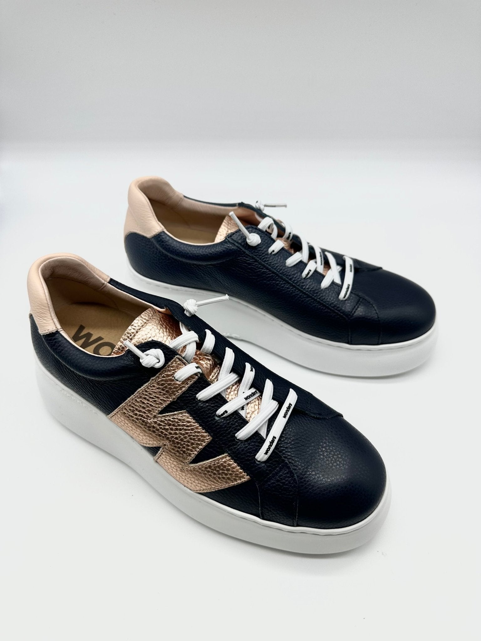 Astra | Navy - Rosegold | Wonders | Trainers | Jenny Shoo Bootique