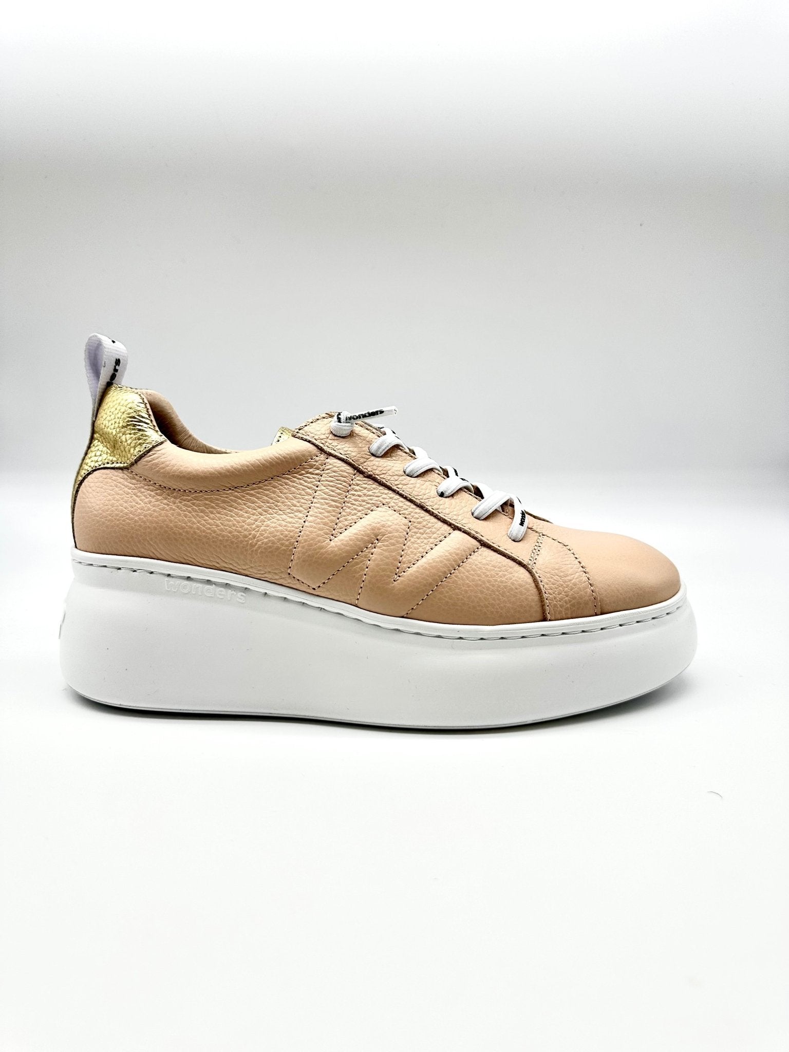 Dorita | Nude - Gold | Wonders | Trainers | Jenny Shoo Bootique