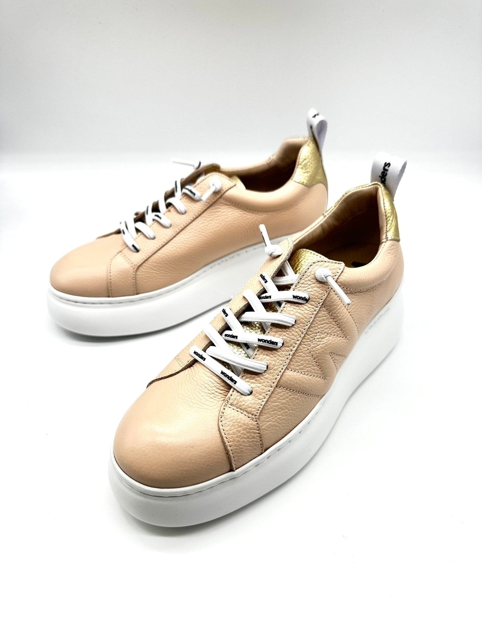 Dorita | Nude - Gold | Wonders | Trainers | Jenny Shoo Bootique