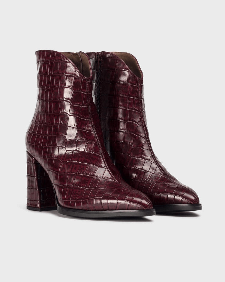 Aurora 30 | Burgundy | Wonders | Ankle Boots | Jenny Shoo Bootique