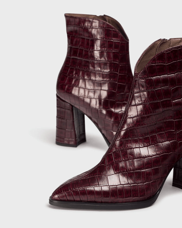 Aurora 30 | Burgundy | Wonders | Ankle Boots | Jenny Shoo Bootique