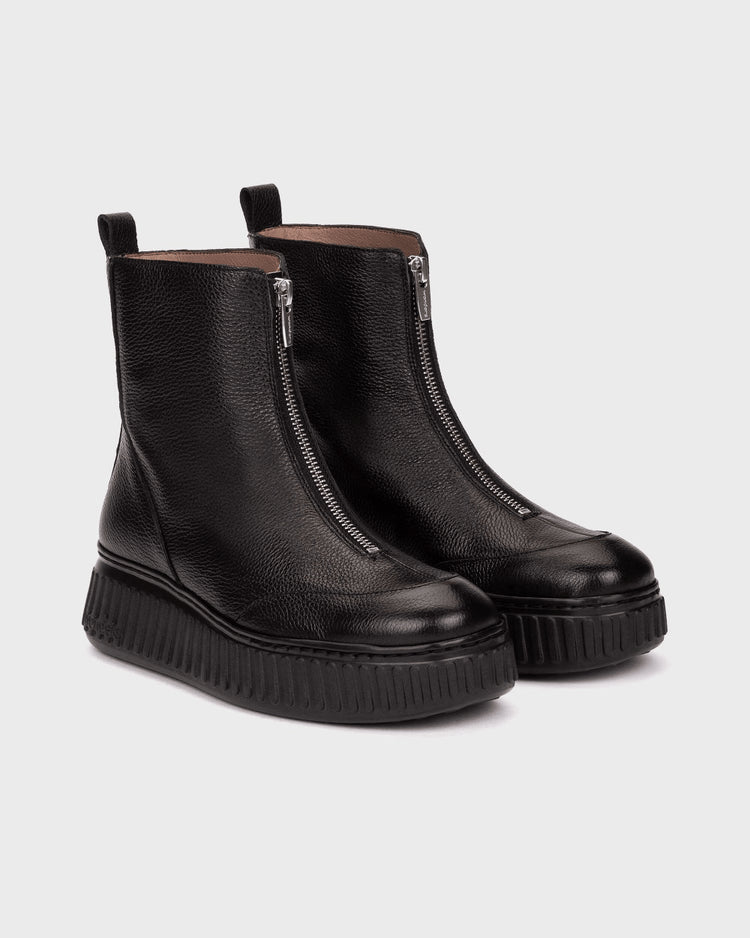 XFly 02 | Black Leather | Wonders | Ankle Boots | Jenny Shoo Bootique