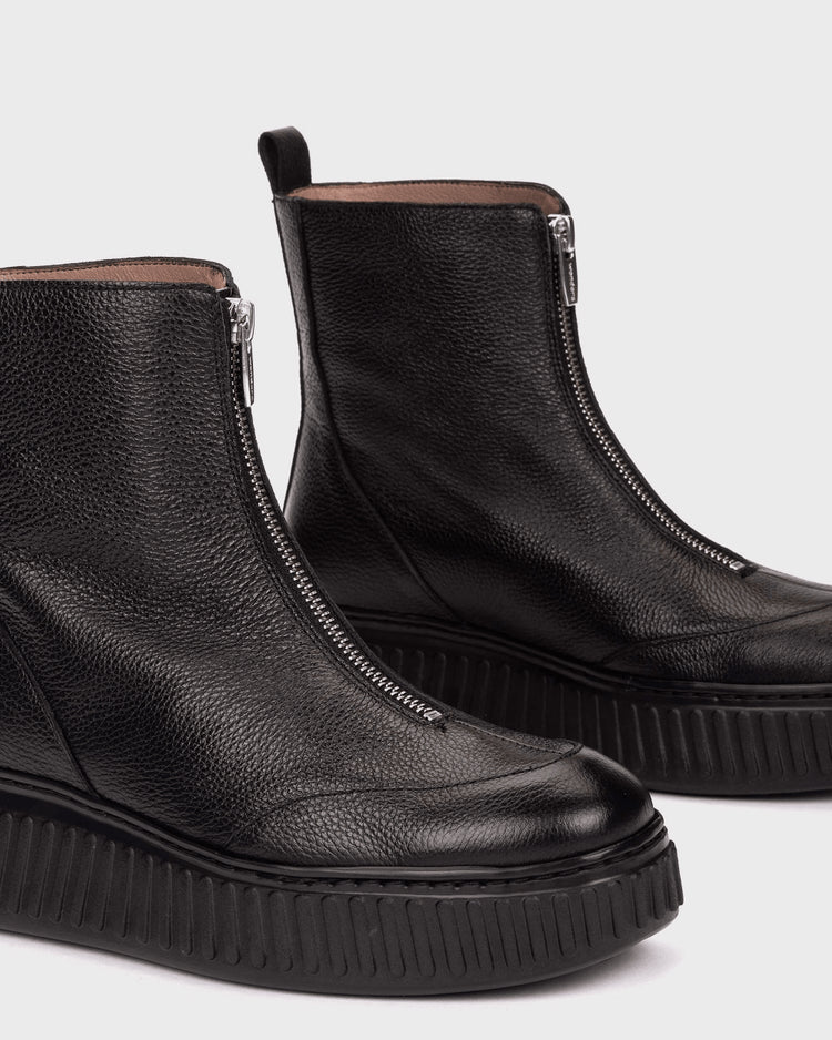 XFly 02 | Black Leather | Wonders | Ankle Boots | Jenny Shoo Bootique