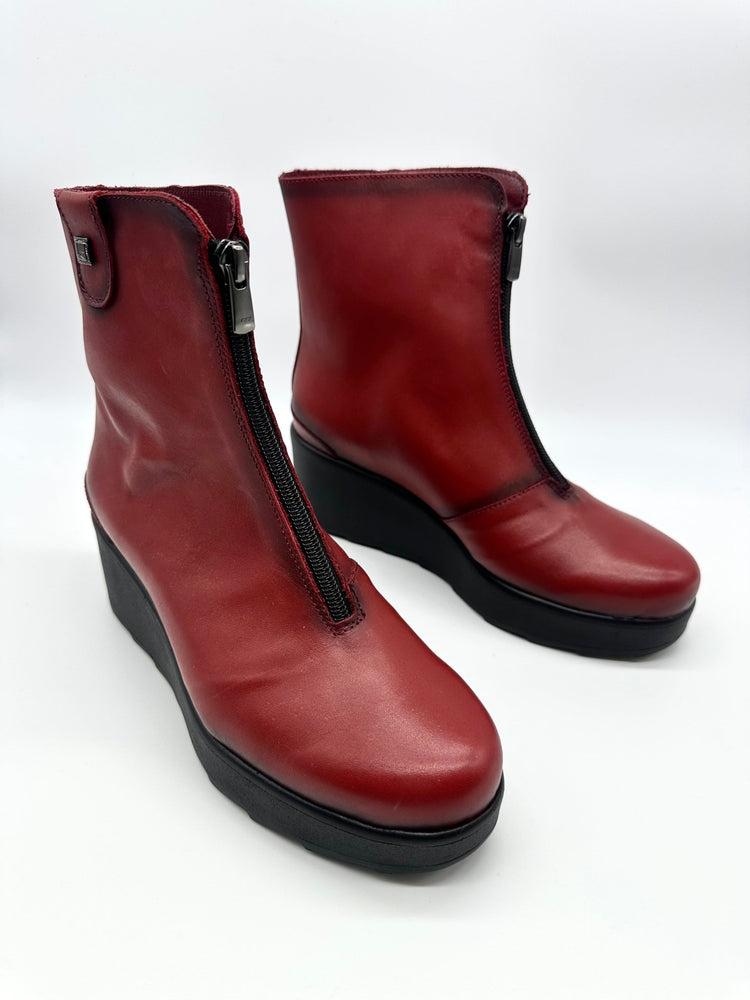 Jean | Red | Jose Saenz | Ankle Boots | Jenny Shoo Bootique