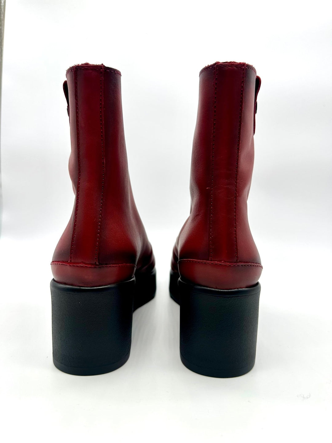 Jean | Red | Jose Saenz | Ankle Boots | Jenny Shoo Bootique