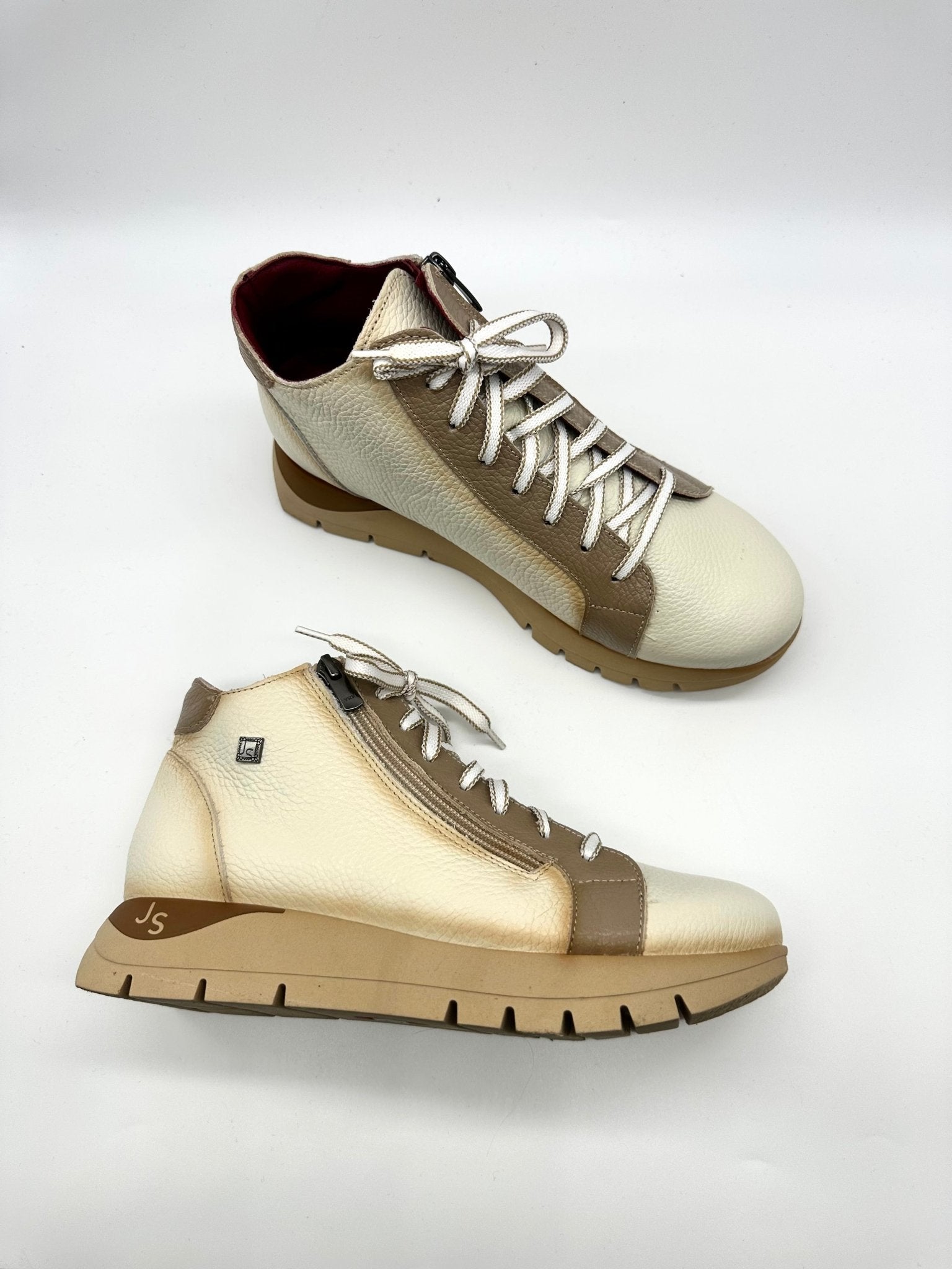 Jolly | Cream - Taupe | Jose Saenz | Ankle Boots | Jenny Shoo Bootique