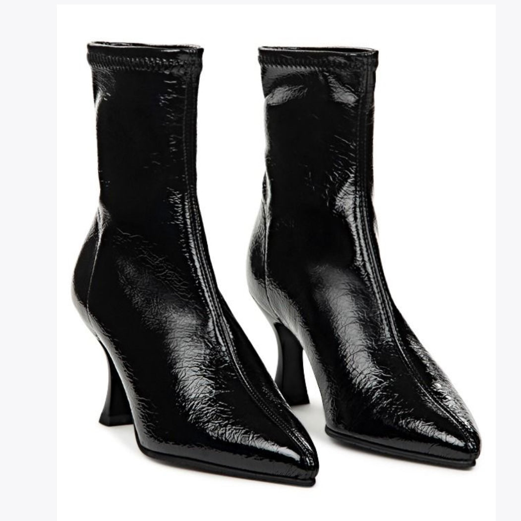 Zeta | Black | Miss Elastic | Ankle Boots | Jenny Shoo Bootique