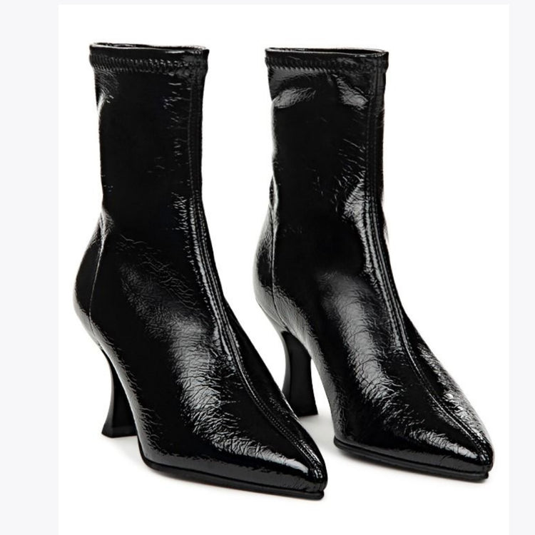 Zeta | Black | Miss Elastic | Ankle Boots | Jenny Shoo Bootique