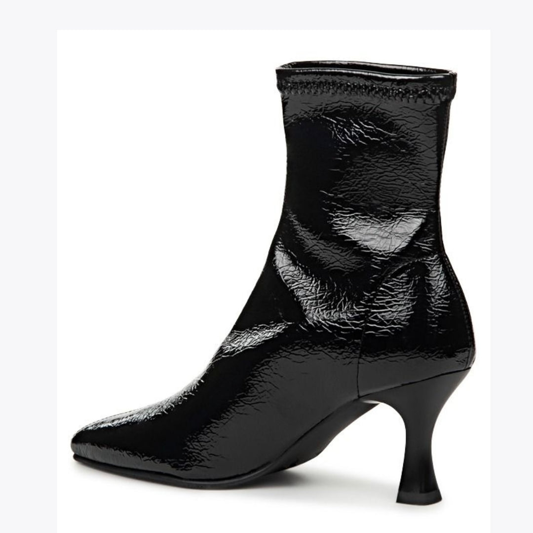 Zeta | Black | Miss Elastic | Ankle Boots | Jenny Shoo Bootique