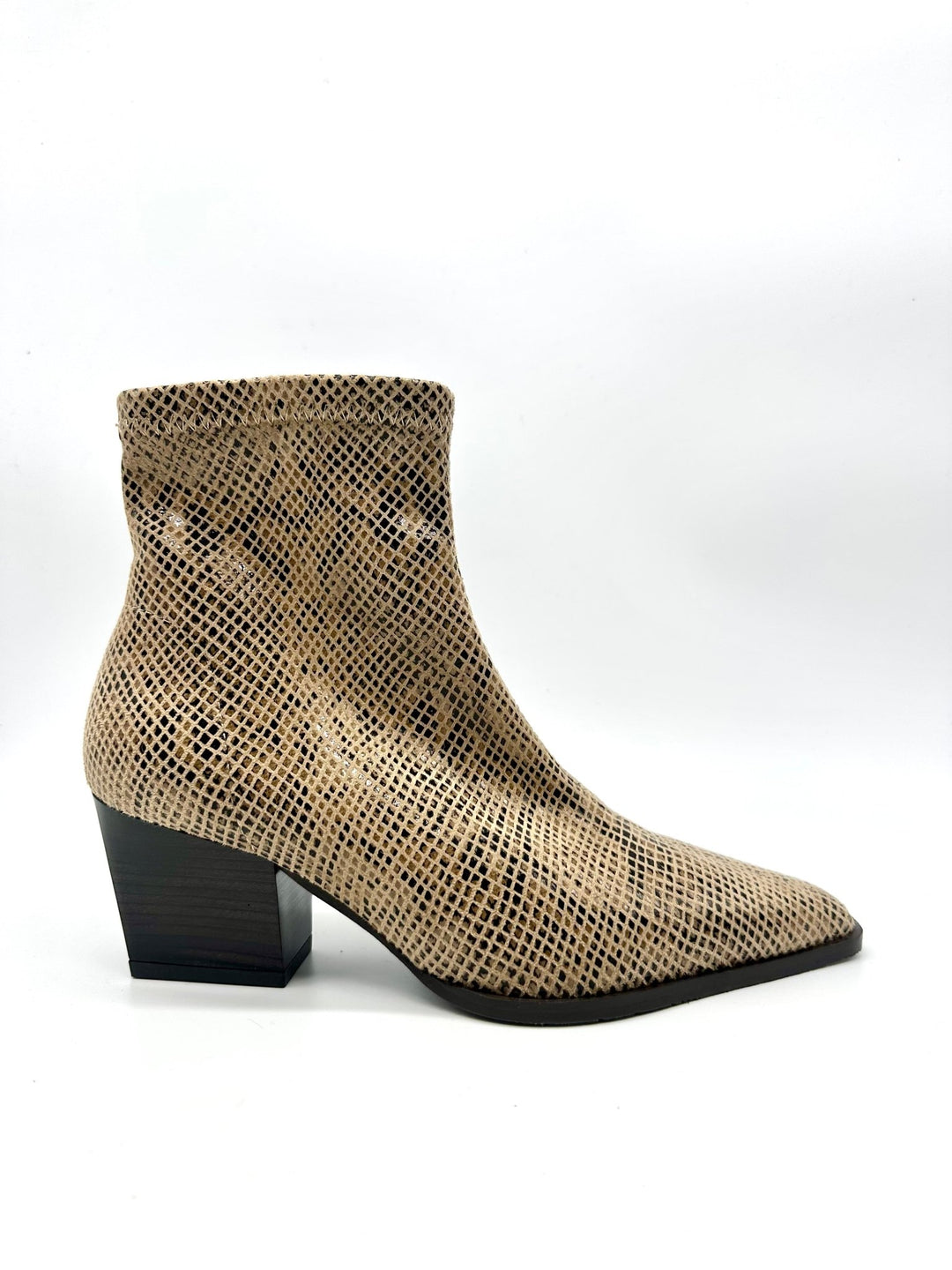 Texaco Ankle | Snake Print | Miss Elastic | Ankle Boots | Jenny Shoo Bootique