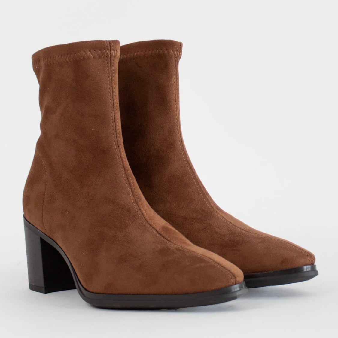 Luisa Ankle | Brown | Miss Elastic | Ankle Boots | Jenny Shoo Bootique