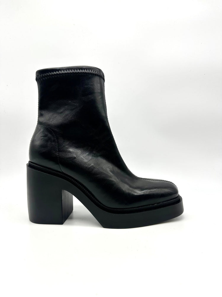 Mat Ankle | Black | Miss Elastic | Ankle Boots | Jenny Shoo Bootique