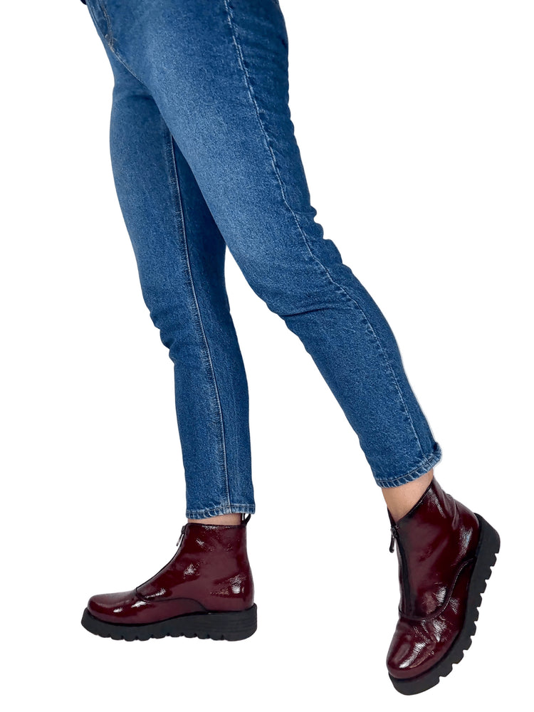 Maria | Burgundy | Pepe Saenz | Ankle Boots | Jenny Shoo Bootique