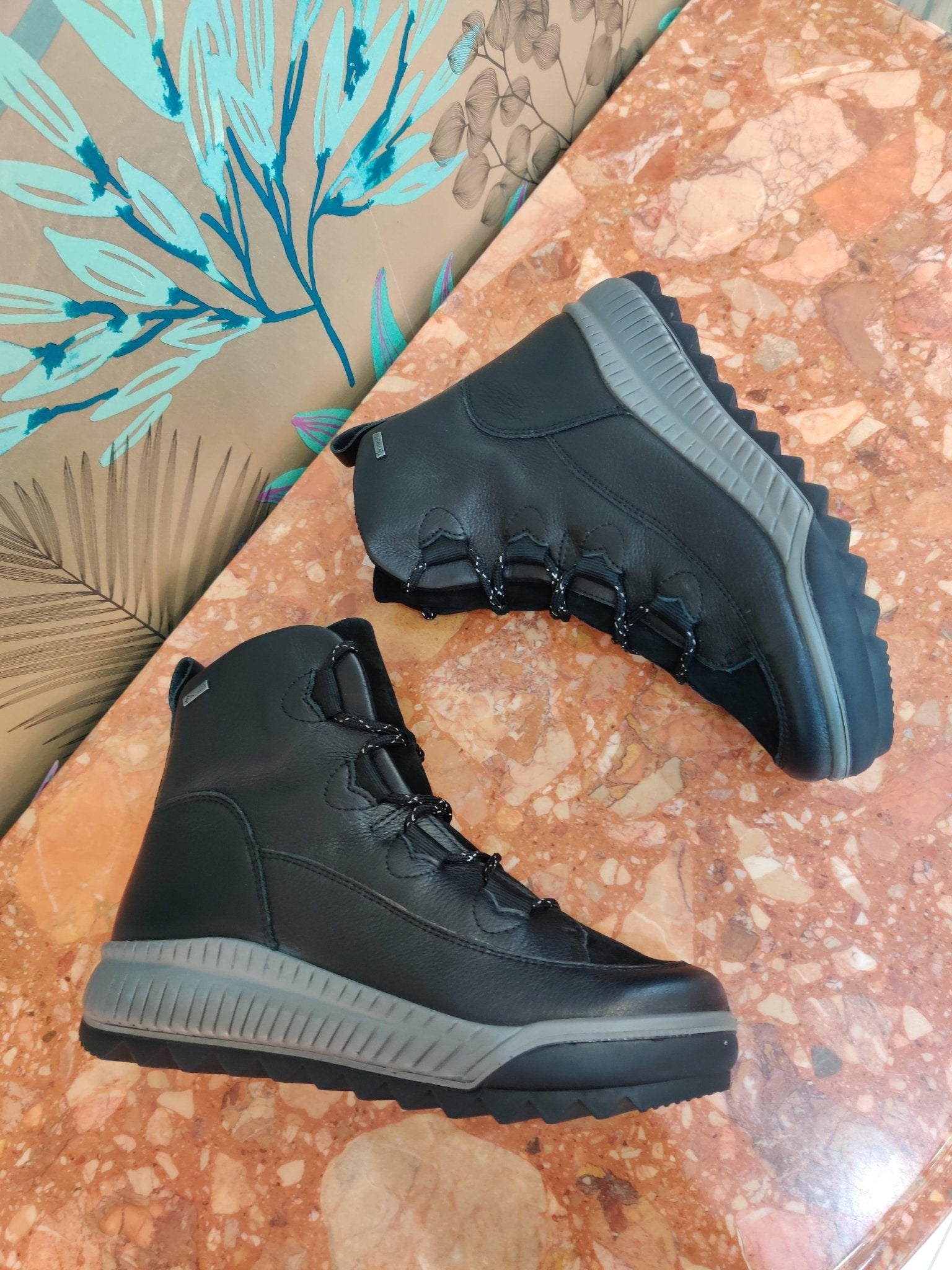 Tirano | Black Leather GORTEX | Legero | Ankle Boots | Jenny Shoo Bootique