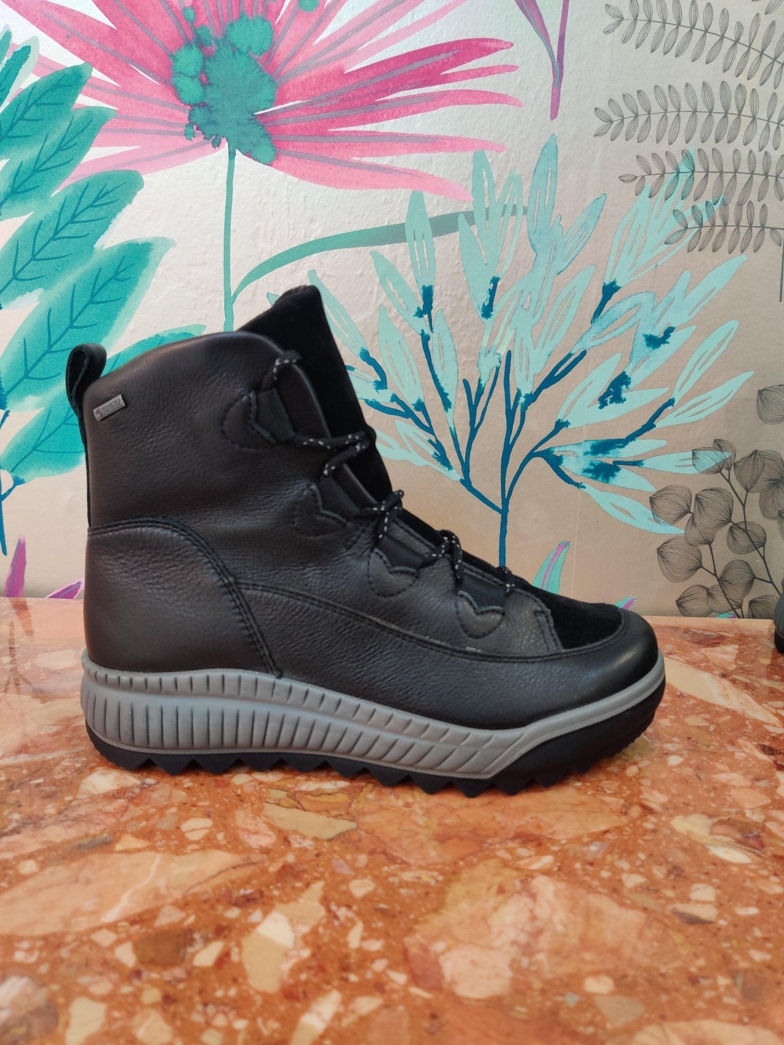 Tirano | Black Leather GORTEX | Legero | Ankle Boots | Jenny Shoo Bootique