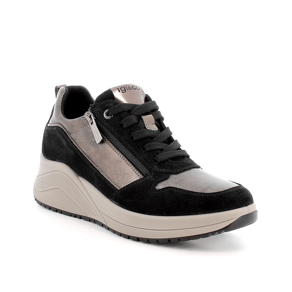 Trudy | Black | IGI & CO | Trainers | Jenny Shoo Bootique