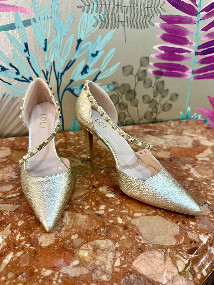 Rubiel | Gold | LODI | Heels | Jenny Shoo Bootique