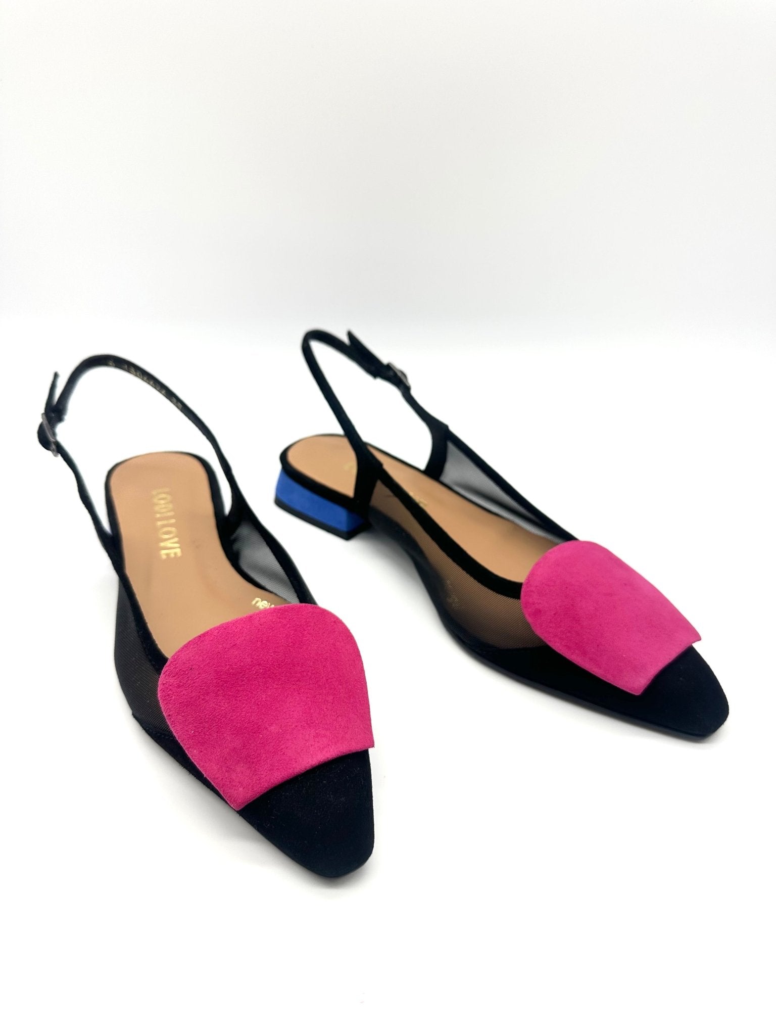 Bro | Black - Pink - Blue | LODI | Flats | Jenny Shoo Bootique