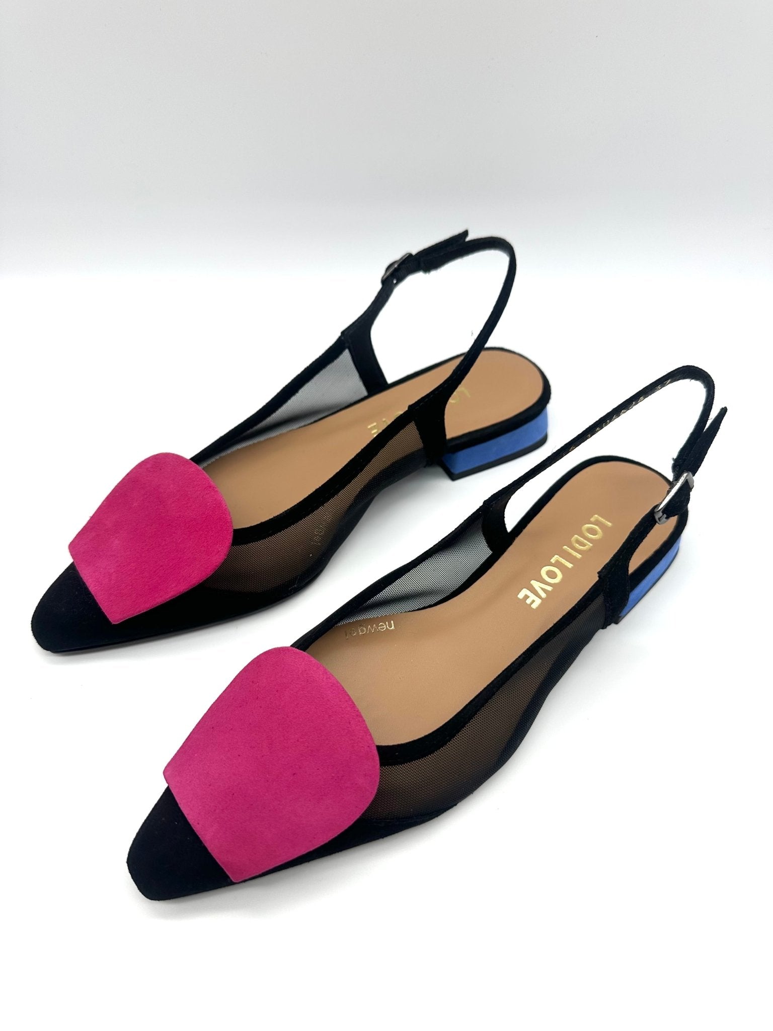 Bro | Black - Pink - Blue | LODI | Flats | Jenny Shoo Bootique