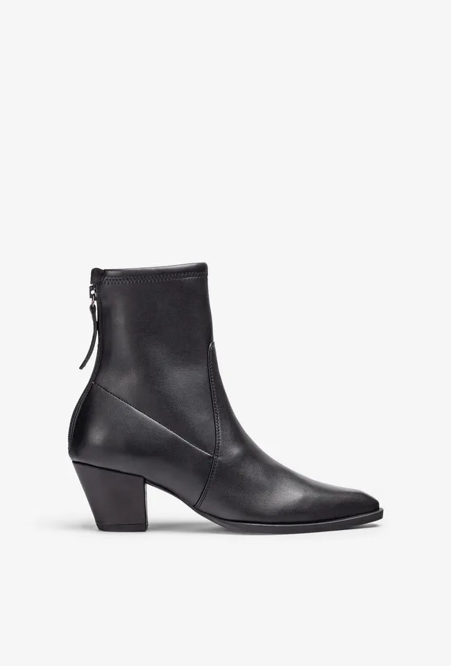 Lotus | Black Stretch Leather