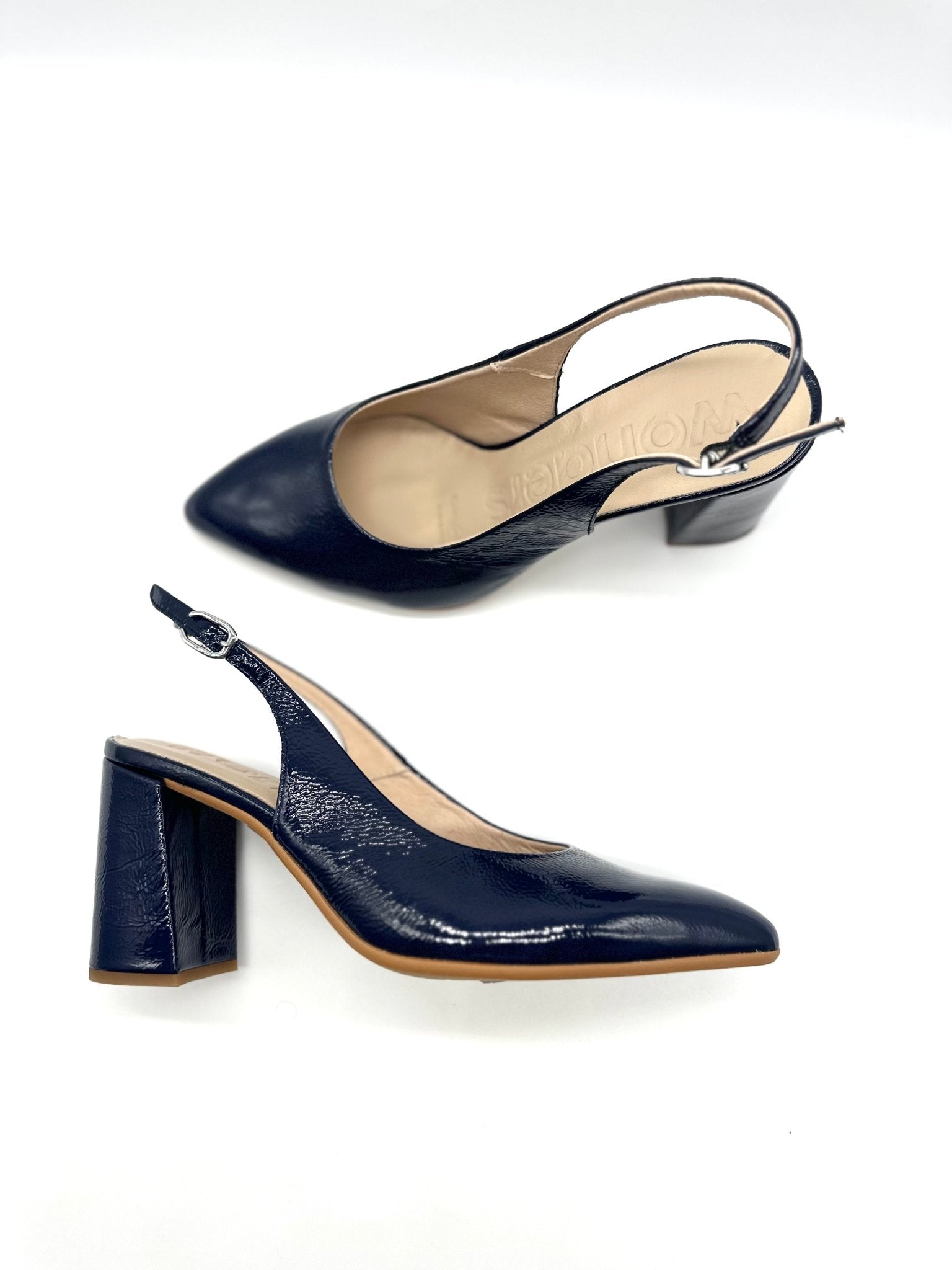 Vilma | Navy | Wonders | Heels | Jenny Shoo Bootique