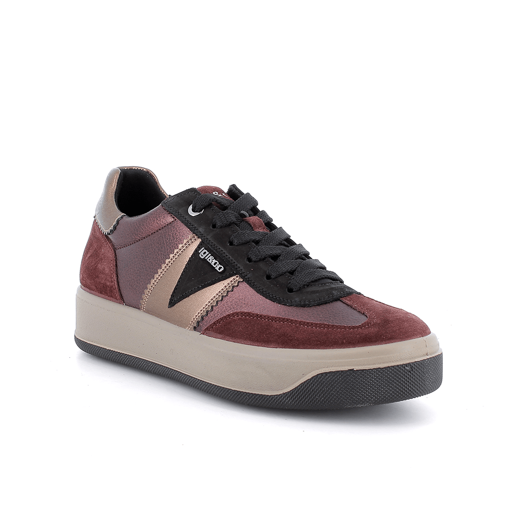 Lux | Burgundy | IGI & CO | Trainers | Jenny Shoo Bootique
