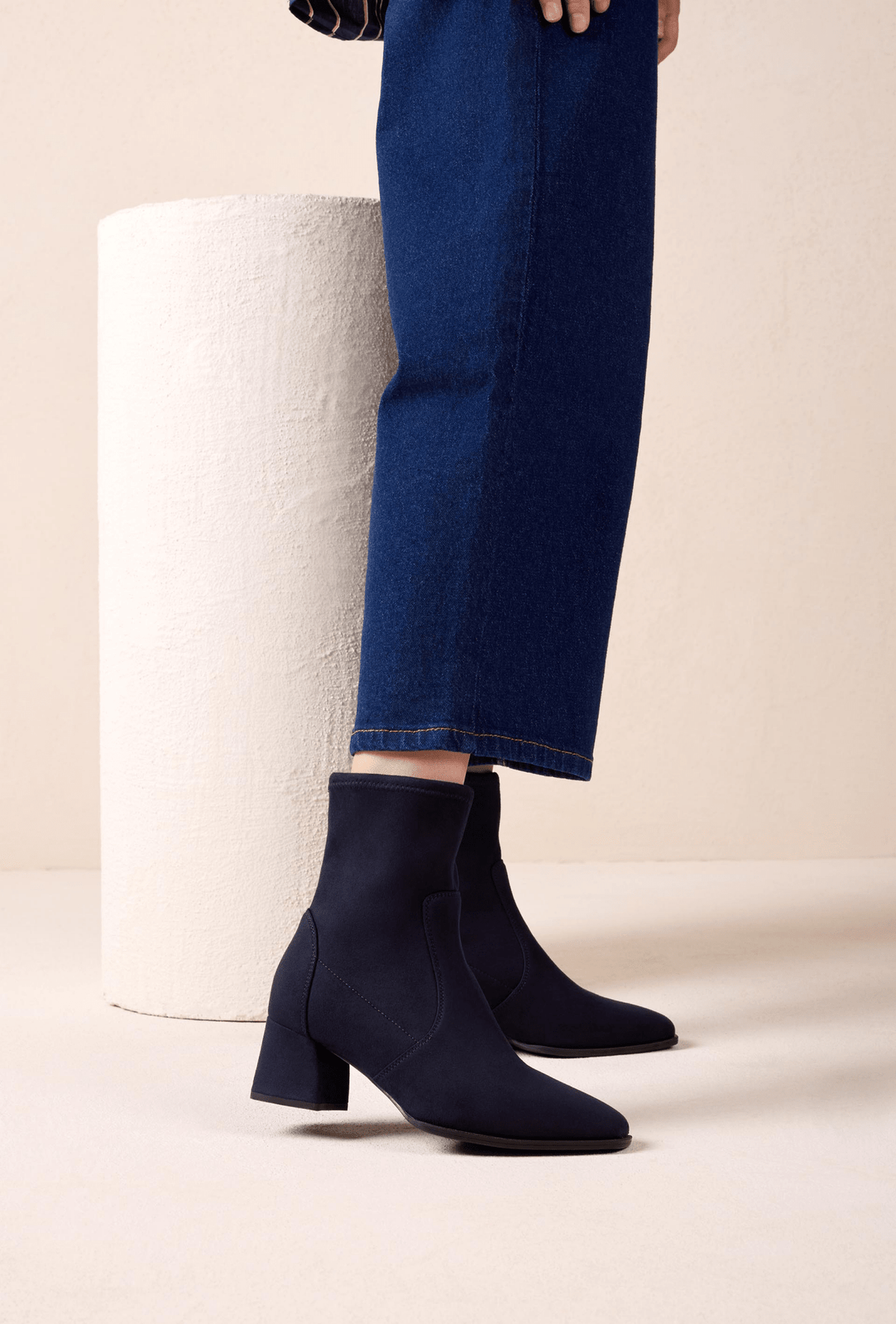 Lantos | Navy | Unisa | Ankle Boots | Jenny Shoo Bootique