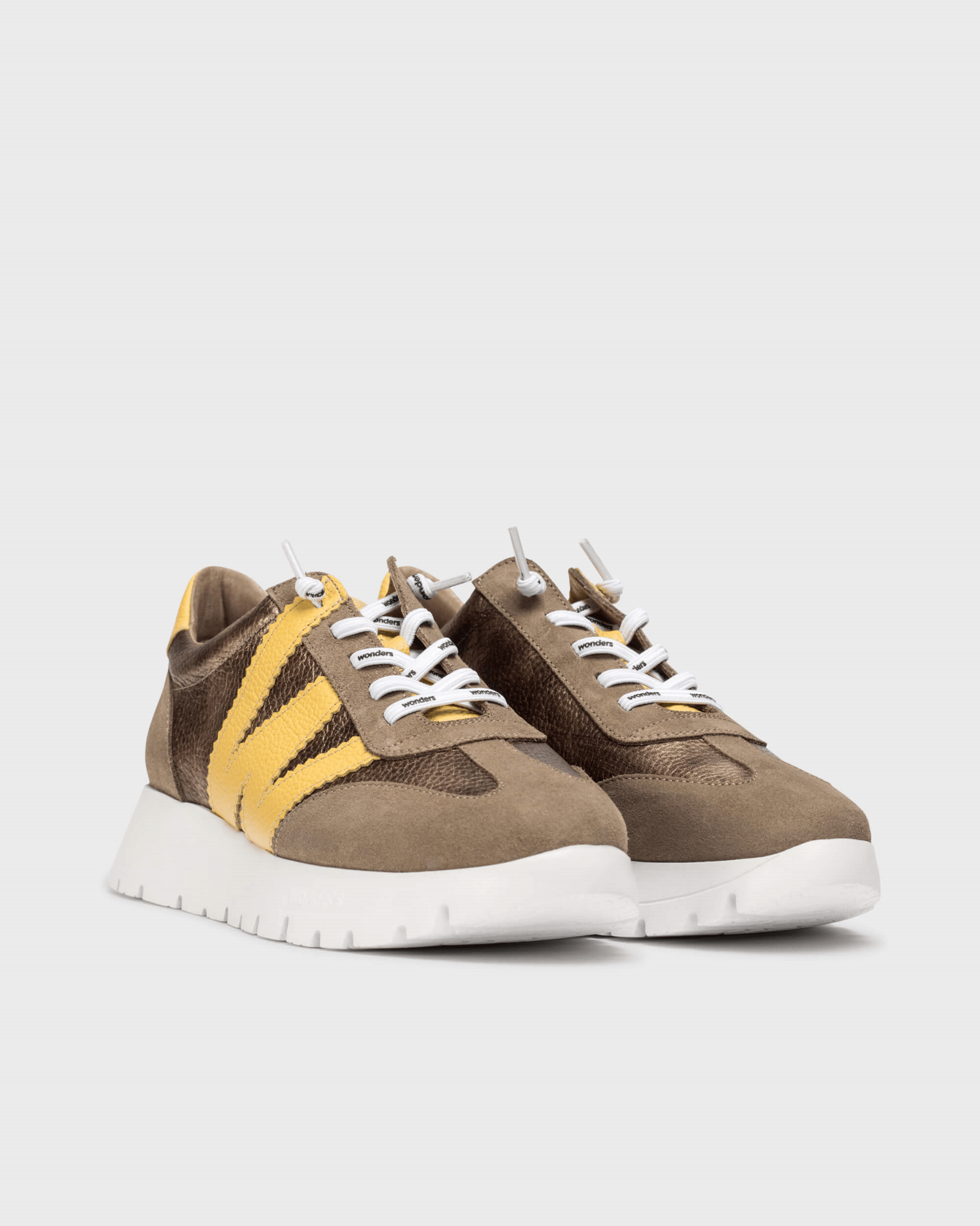 Odisei 76 | Taupe - Yellow | Wonders | Trainers | Jenny Shoo Bootique