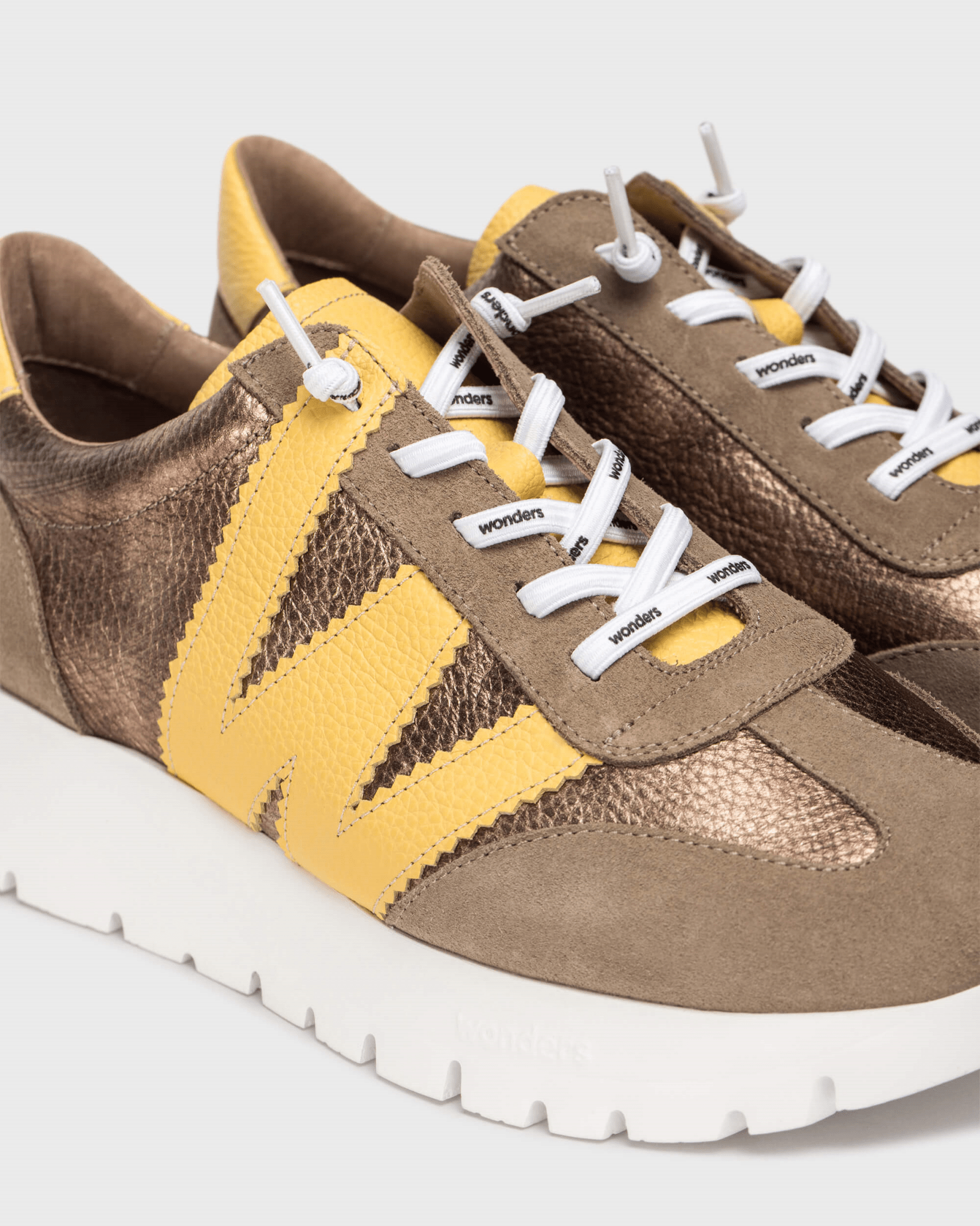 Odisei 76 | Taupe - Yellow | Wonders | Trainers | Jenny Shoo Bootique