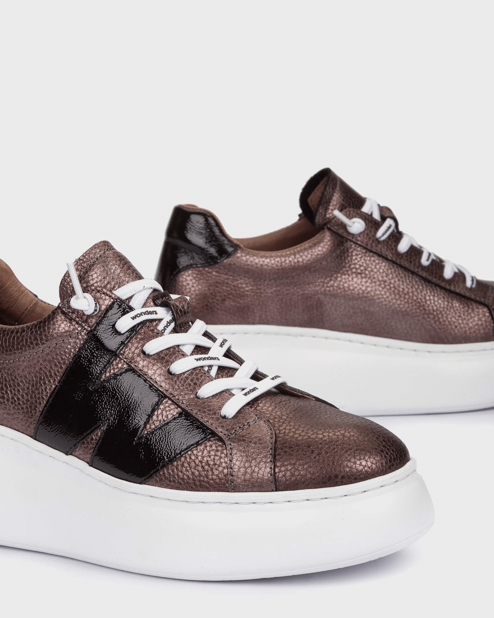 Ellen | Pewter - Black | Wonders | Trainers | Jenny Shoo Bootique