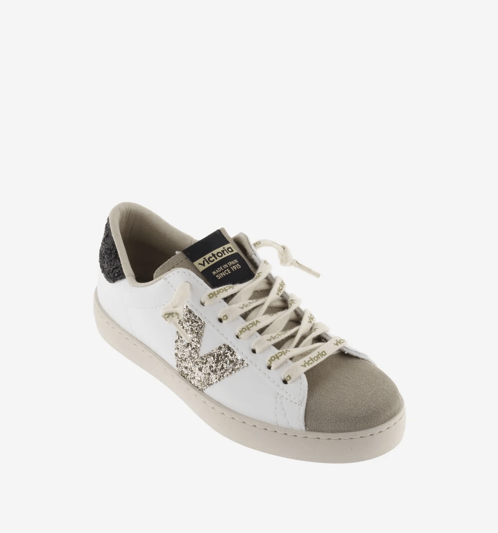 Berlin | White - Glitter | Victoria | Trainers | Jenny Shoo Bootique