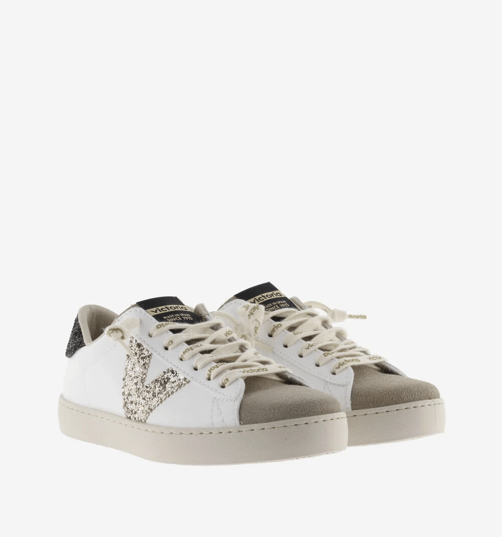 Berlin | White - Glitter | Victoria | Trainers | Jenny Shoo Bootique
