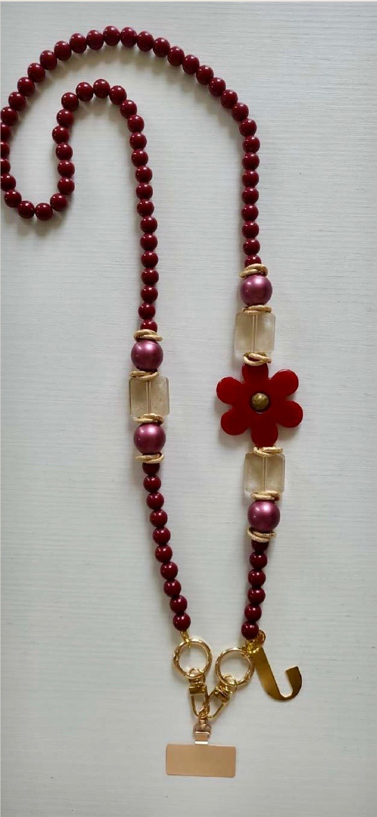 Carla | Burgundy-Gold | I-Conically | Accessories | Jenny Shoo Bootique