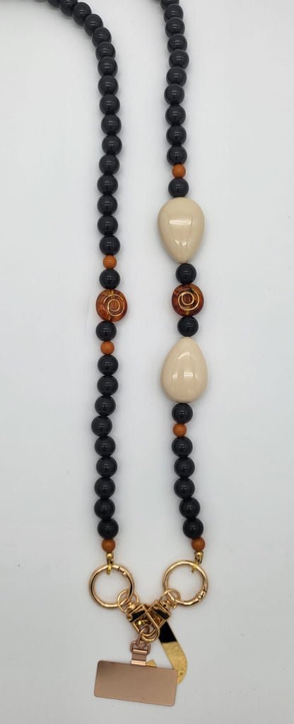 Odete | Black-Amber | I-Conically | Accessories | Jenny Shoo Bootique