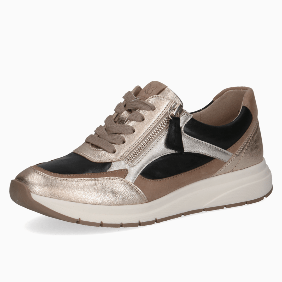 Arena | Black - Gold | Caprice | Trainers | Jenny Shoo Bootique