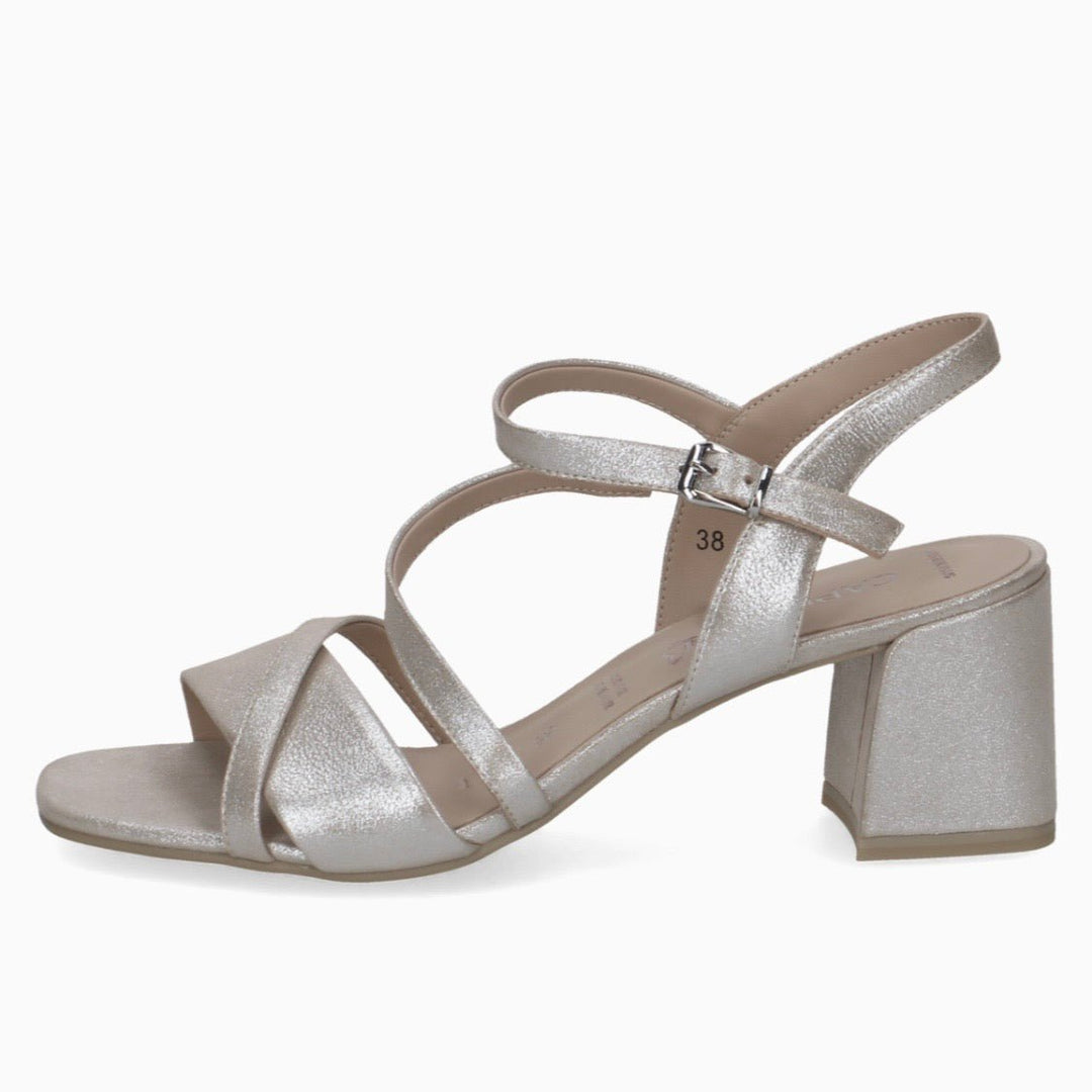 Sally | Taupe Metallic | Caprice | Sandals | Jenny Shoo Bootique
