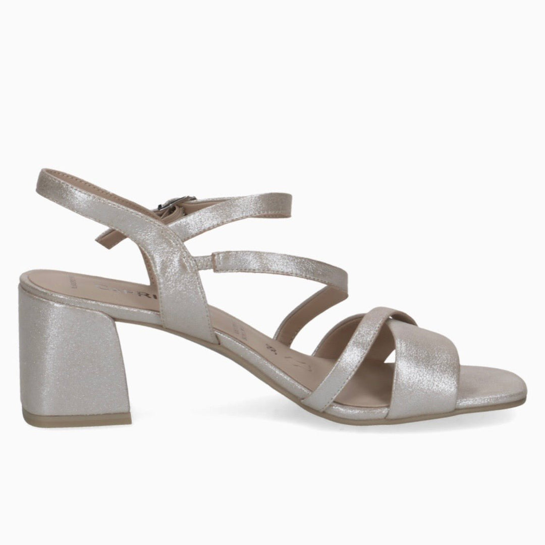 Sally | Taupe Metallic | Caprice | Sandals | Jenny Shoo Bootique
