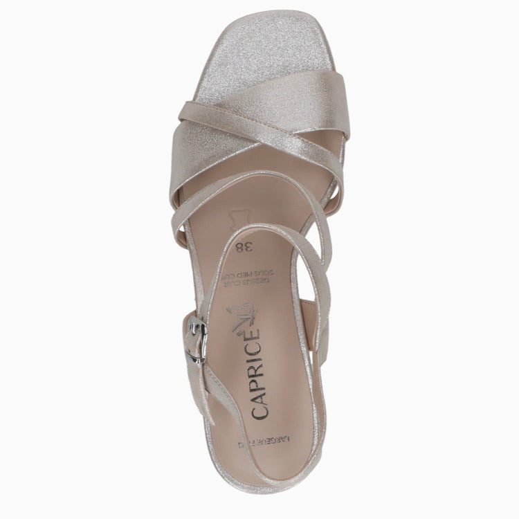 Sally | Taupe Metallic | Caprice | Sandals | Jenny Shoo Bootique