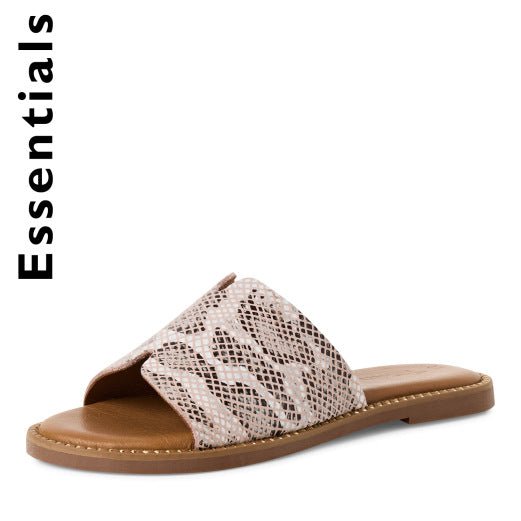 Magic | Beige Snake | Tamaris | Mules | Jenny Shoo Bootique