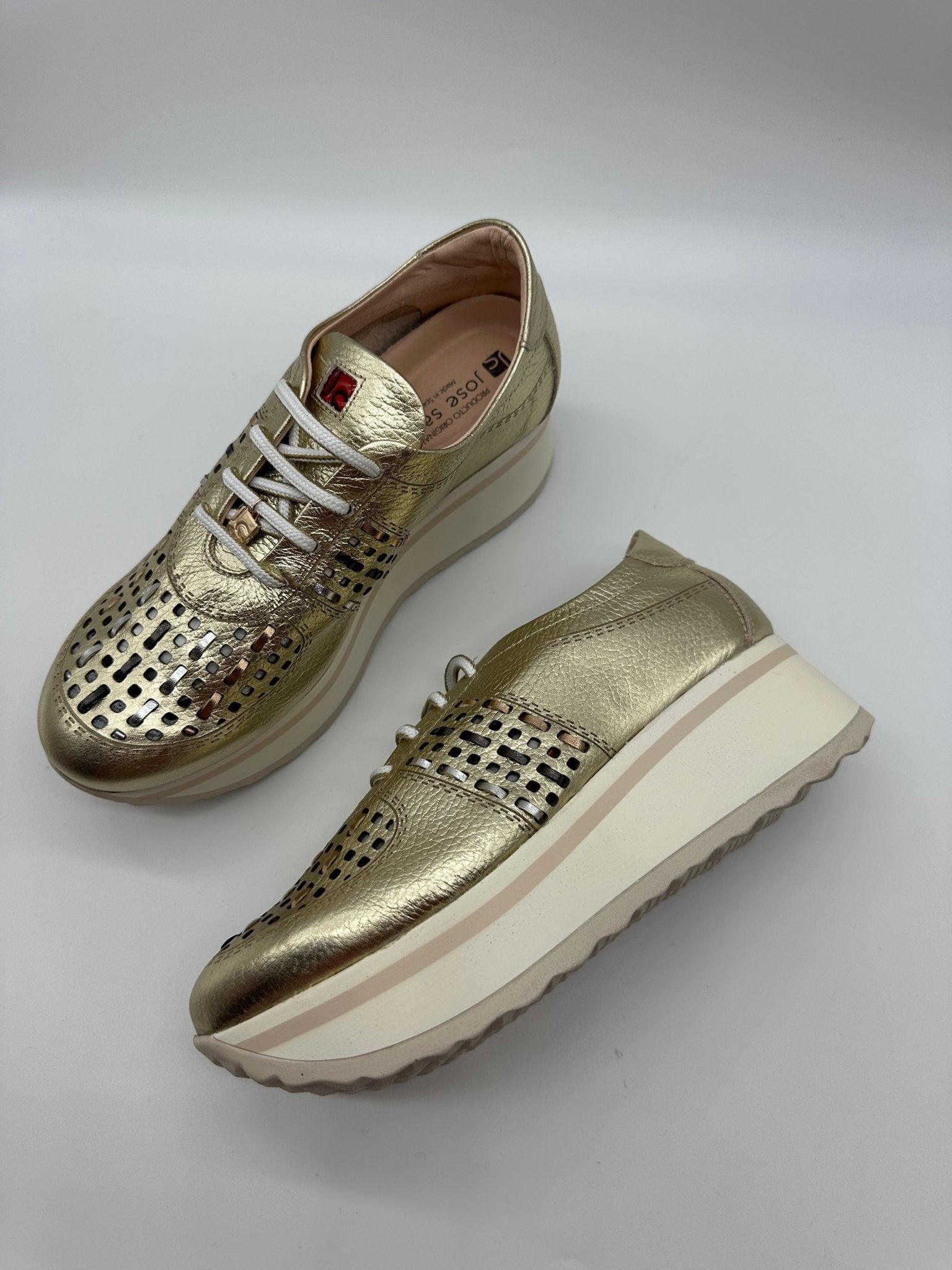 Myra | Gold | Jose Saenz | Trainers | Jenny Shoo Bootique