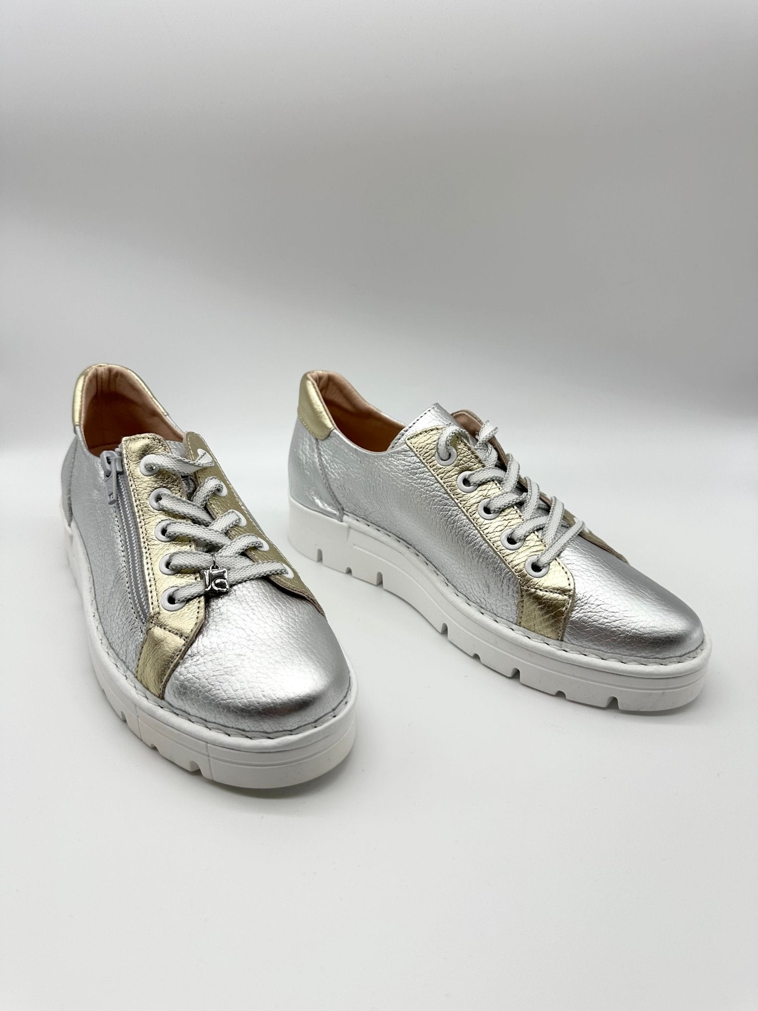 Martha | Silver - Gold | Jose Saenz | Trainers | Jenny Shoo Bootique