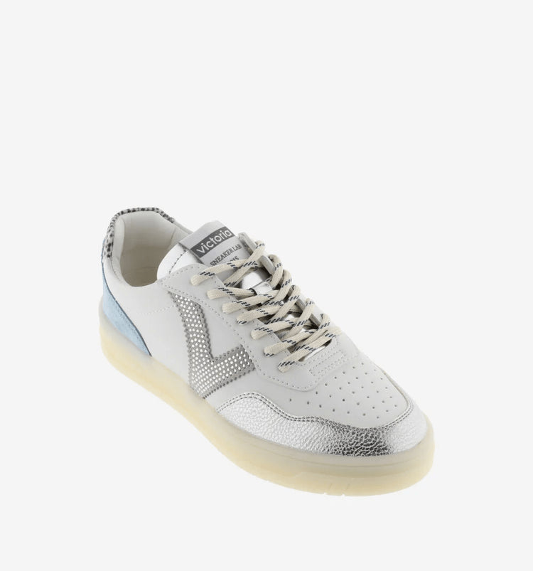 Seul | White - Blue | Victoria | Trainers | Jenny Shoo Bootique