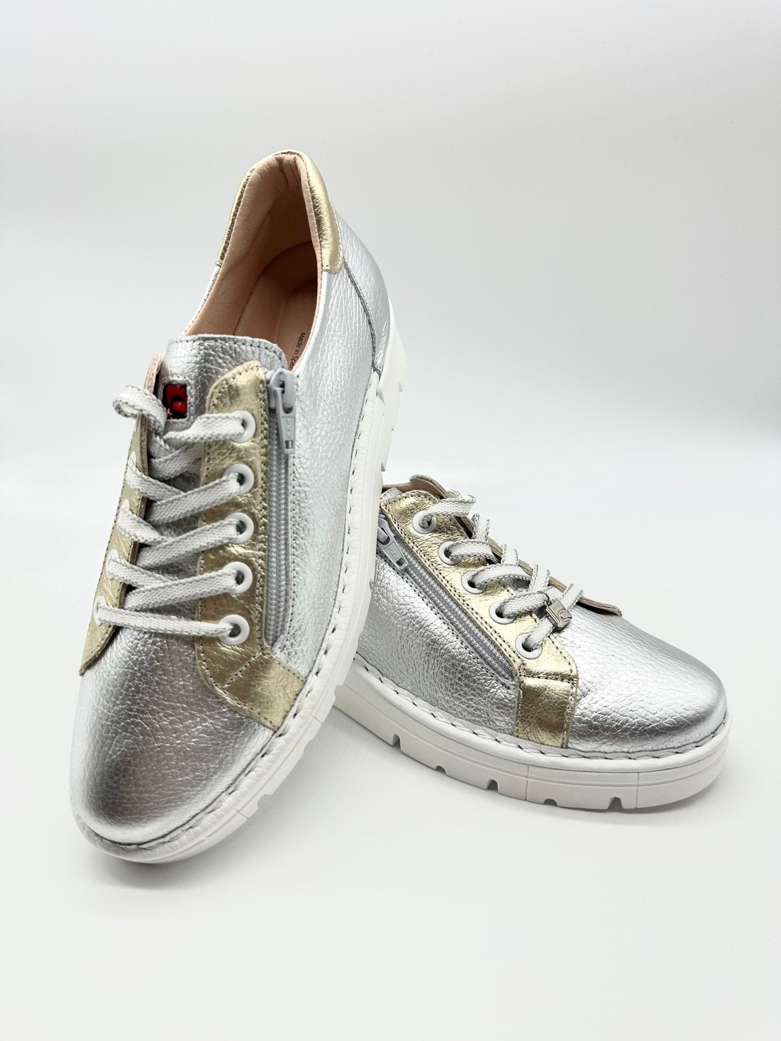 Martha | Silver - Gold | Jose Saenz | Trainers | Jenny Shoo Bootique