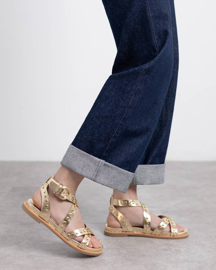 Latin | Gold | Carmela | Sandals | Jenny Shoo Bootique