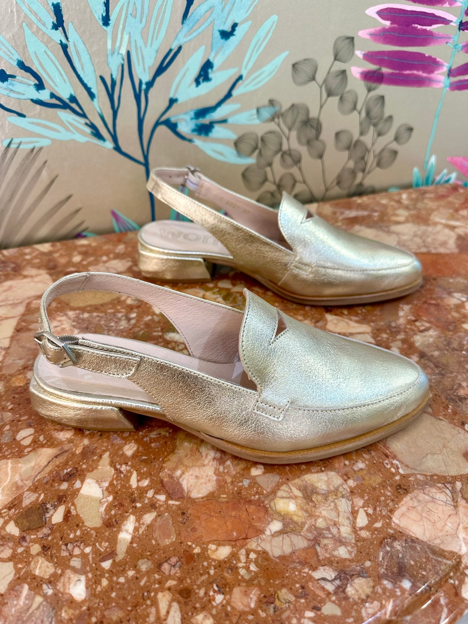 Trish | Gold | Wonders | Flats | Jenny Shoo Bootique