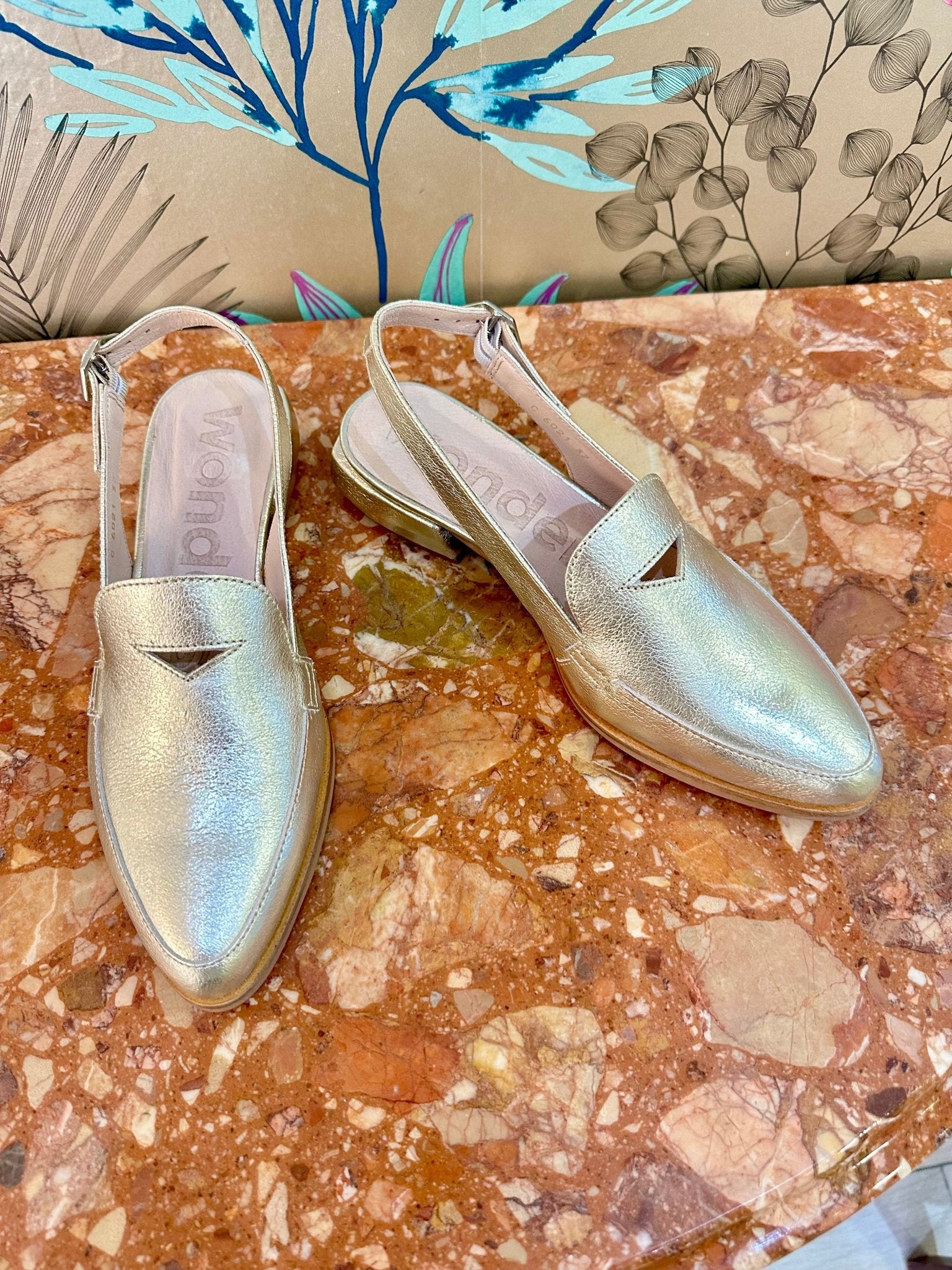 Trish | Gold | Wonders | Flats | Jenny Shoo Bootique