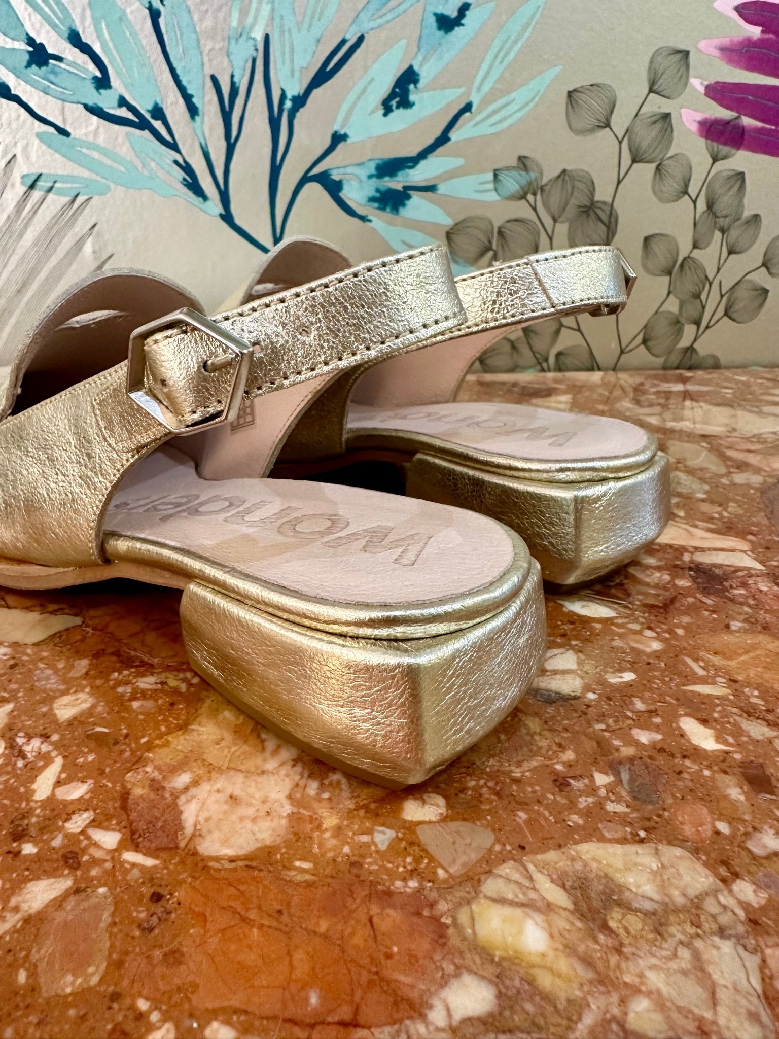 Trish | Gold | Wonders | Flats | Jenny Shoo Bootique