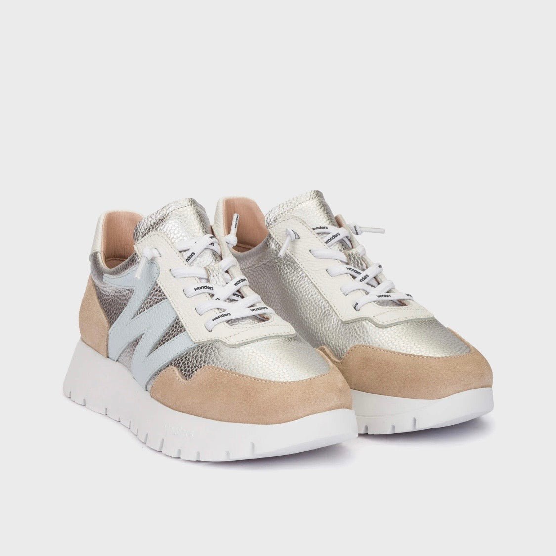 Odisei 01 | Silver - Ice Blue | Wonders | Trainers | Jenny Shoo Bootique