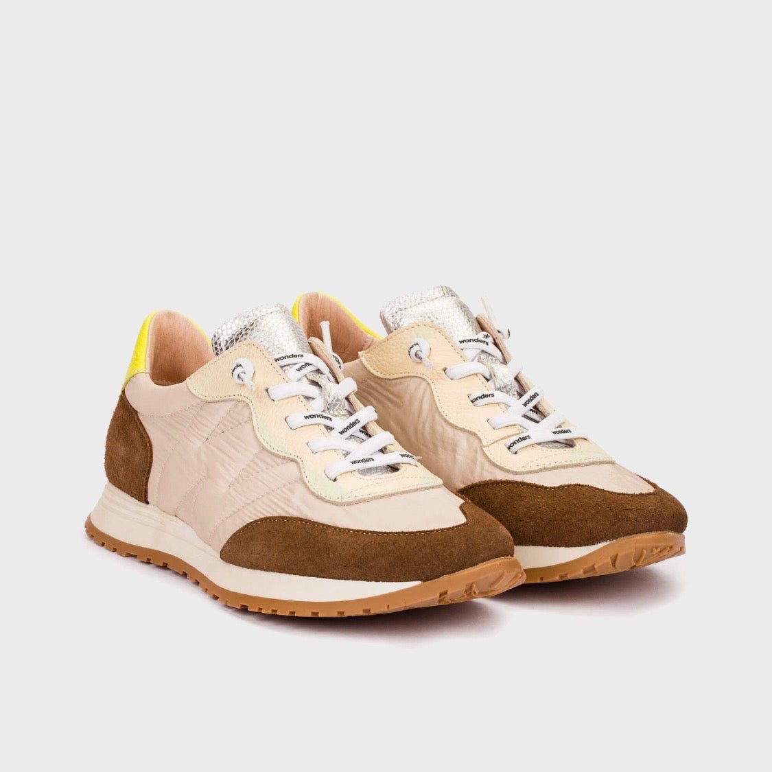 Relay | Fog Taupe - Cognac | Wonders | Trainers | Jenny Shoo Bootique